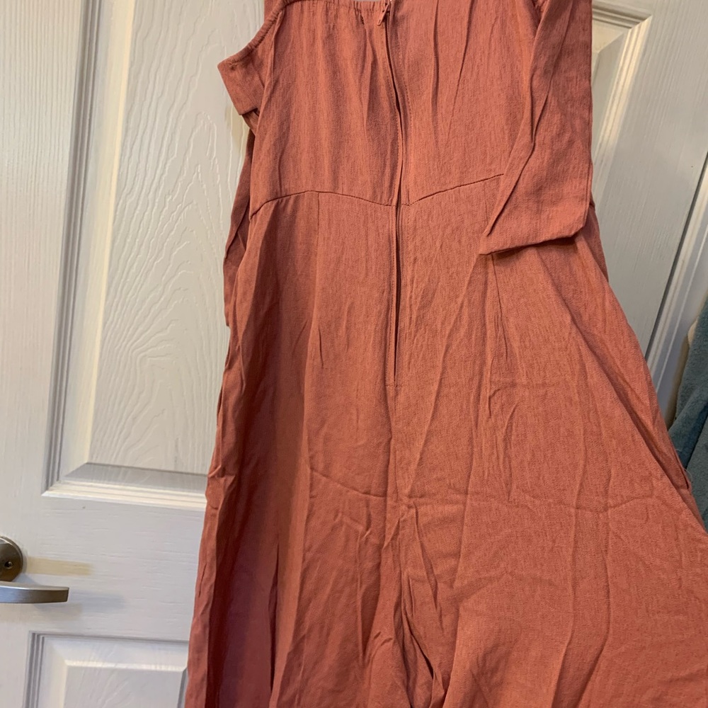 Francesca’s Tie Shoulder Jumpsuit - Picture 5 of 9